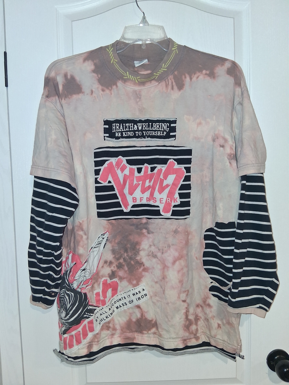 Urban Outfitters Graphic Print Multicolor Long Sleeve Crew Neck T-Shirt M Unisex